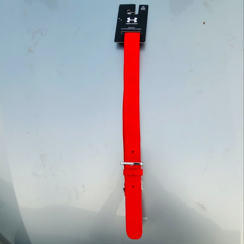 Under Armour Boys Red Baseball Belt